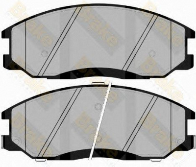 BRAKE ENGINEERING pa1349 -  Комплект тормозных колодок, дисковый тормоз